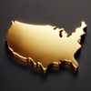 USA State Name Guess 3D icon