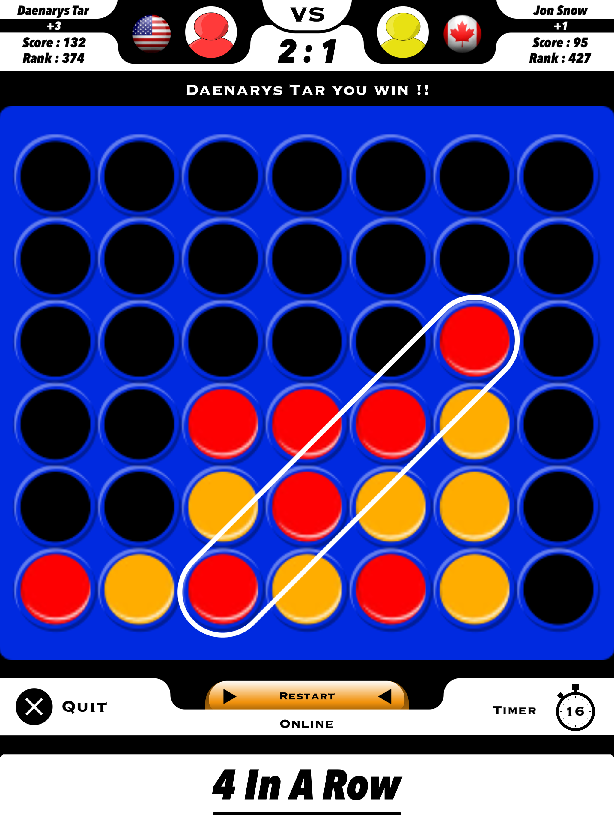 4 In A Row Board Game Connect screenshot 11