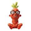 Zesty Red Ginger Stickers icon