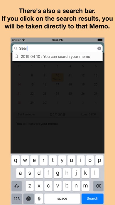 My Daily Memo iPhone screenshot 5 - Productivity app