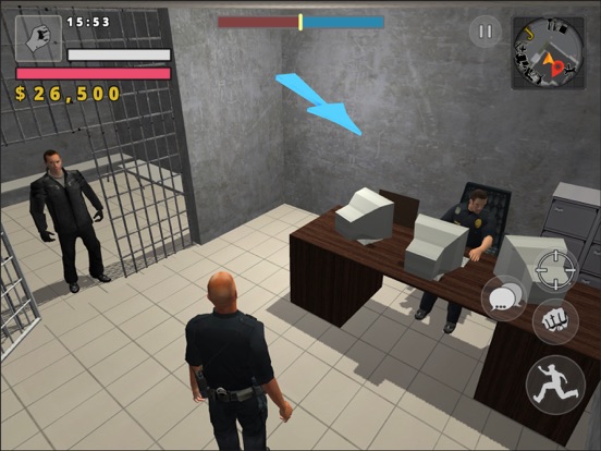 Police Cop Simulator. Gang War iPad screenshot 7 - Games app