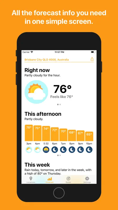Hello Weather screenshot 1 of 10