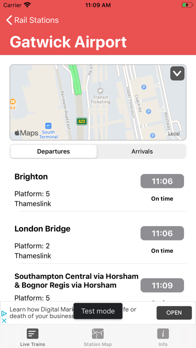 Train Times - Station Boards iPhone screenshot 3 - Travel app