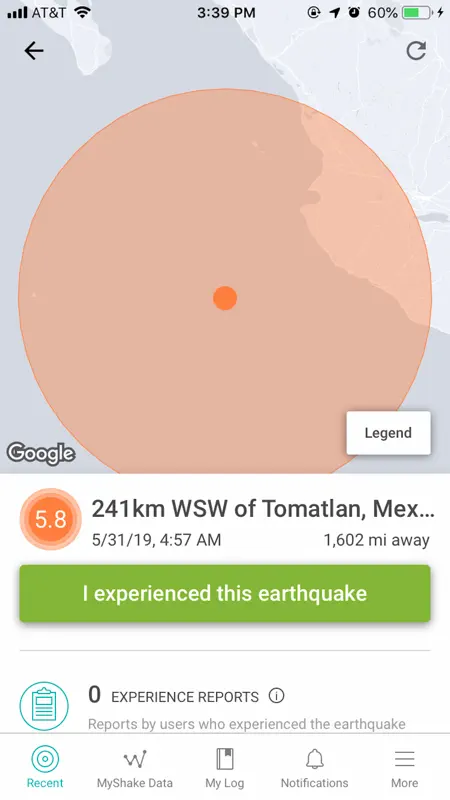 MyShake Earthquake Alerts screenshot 7 of 10