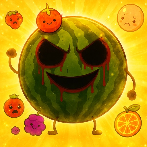 Horror Watermelon Game Merge