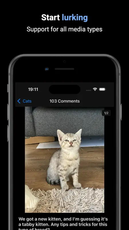lurkur for reddit screenshot 2 of 4