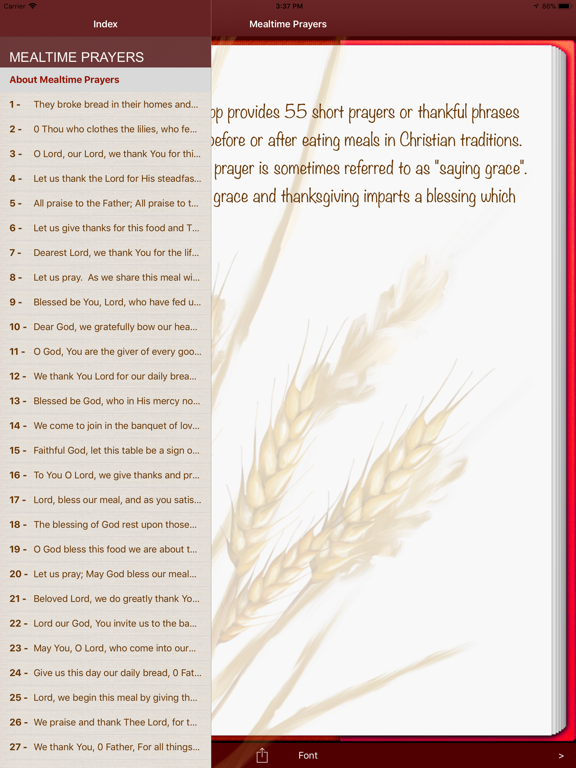Screenshot #5 pour Mealtime Prayers
