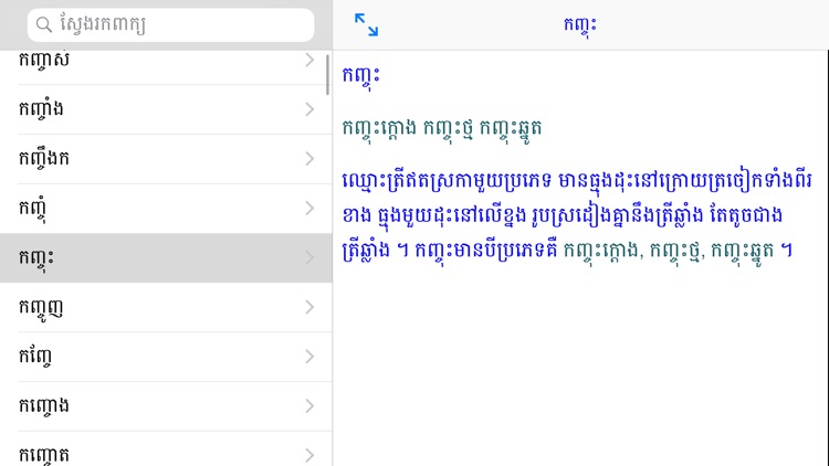 Khmer Khmer Dictionary Pro screenshot-4