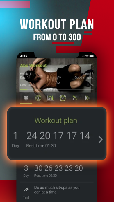 Screenshot #2 pour Abs Workout: Six Pack at Home