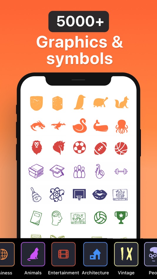 #9. Logo Maker Shop: AI Creator (iOS) 由: PIXO Incorporation