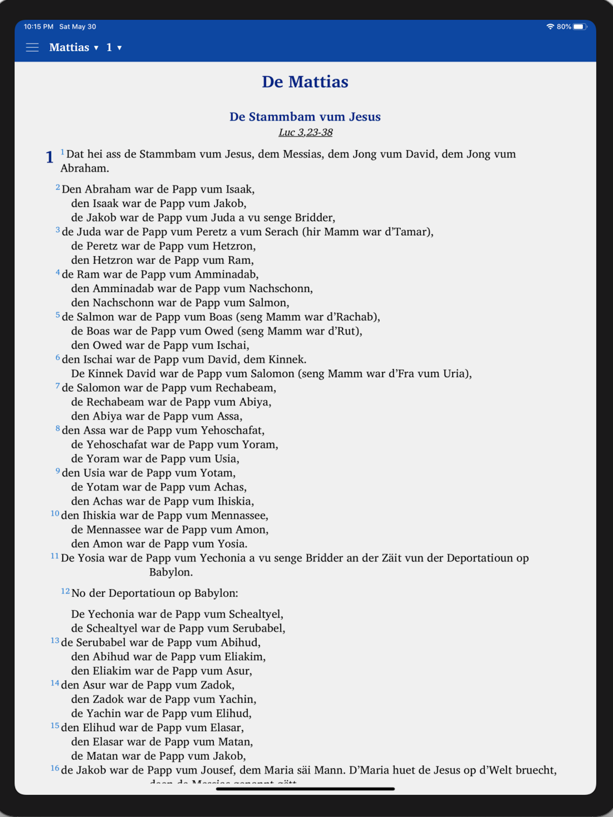 D'Bibel op Lëtzebuergesch screenshot 5