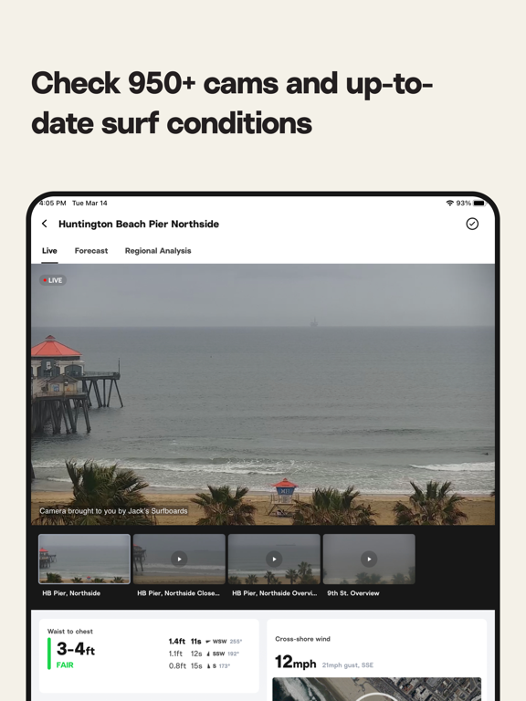 Screenshot #6 pour Surfline: Wave & Surf Reports