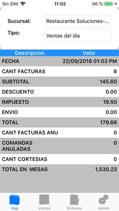 Screenshot #2 pour POS-Master Dashboard
