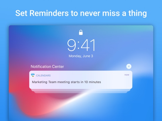Calendars: Plannen en Kalender iPad app afbeelding 6