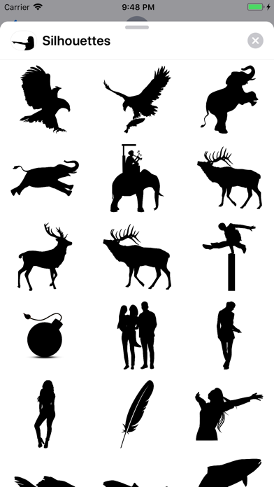 Shadows Stickers screenshot