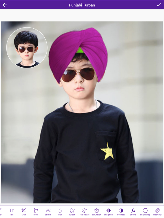 AI Punjabi Turban Photo Booth iPad screenshot 5 - Photo & Video app