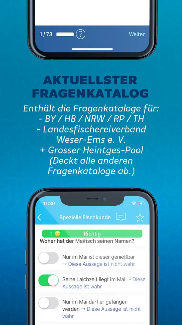 Heintges Angeltrainer iPhone App Screenshot 3 – Bildung
