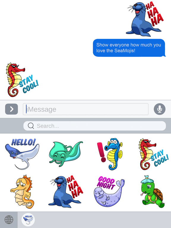 Screenshot #5 pour Seamoji - Sea Animal Emojis