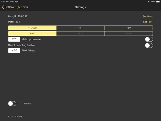 Screenshot #5 pour rtl_tcp SDR