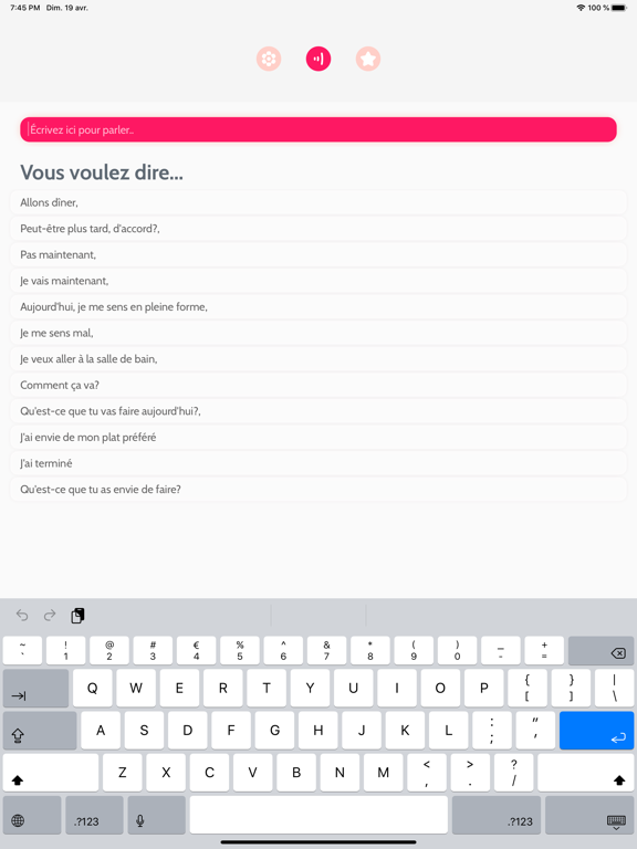 Screenshot #4 pour Coach AAC , TTS: Dinata