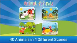 animal friends - baby games iphone screenshot 2