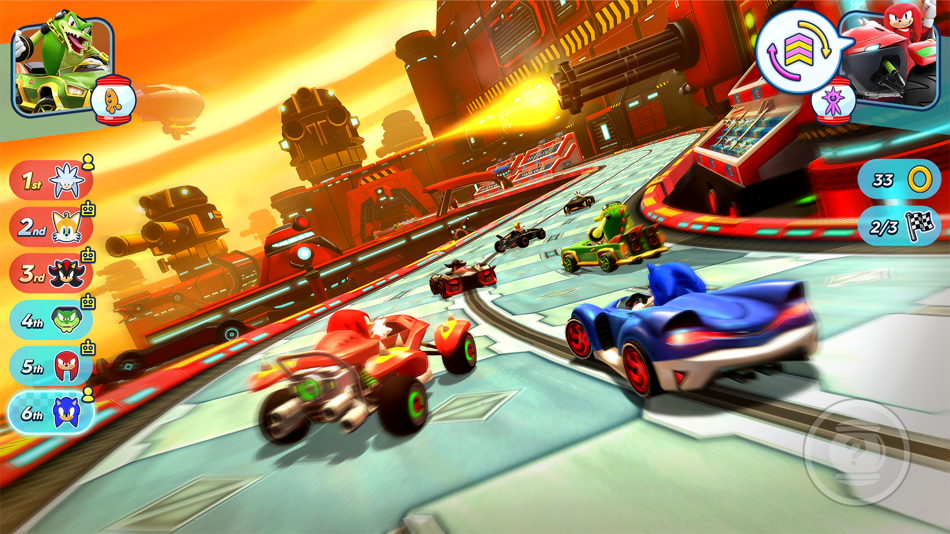 #7. Sonic Racing (iOS) Av: SEGA