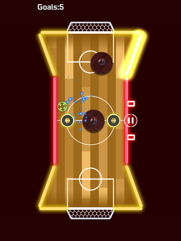 Glow Hockey Strike iPad screenshot 6 - Games app