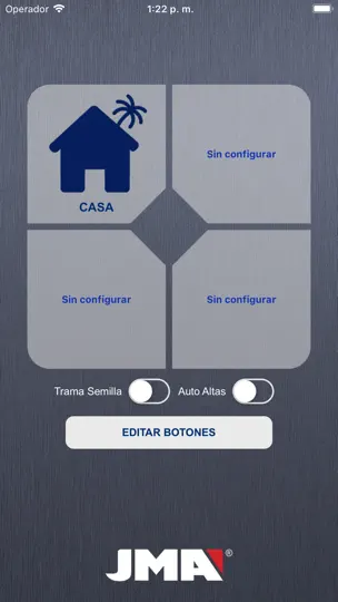 Captura de pantalla de JMARemoteSlim en iPhone 2