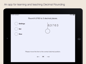 Decimal Rounding iPad screenshot