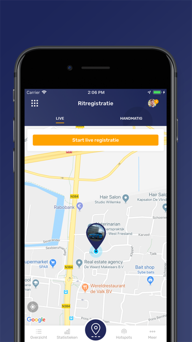Screenshot #1 pour Rittenregistratie