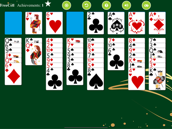 *FreeCell Solitaire iPad screenshot