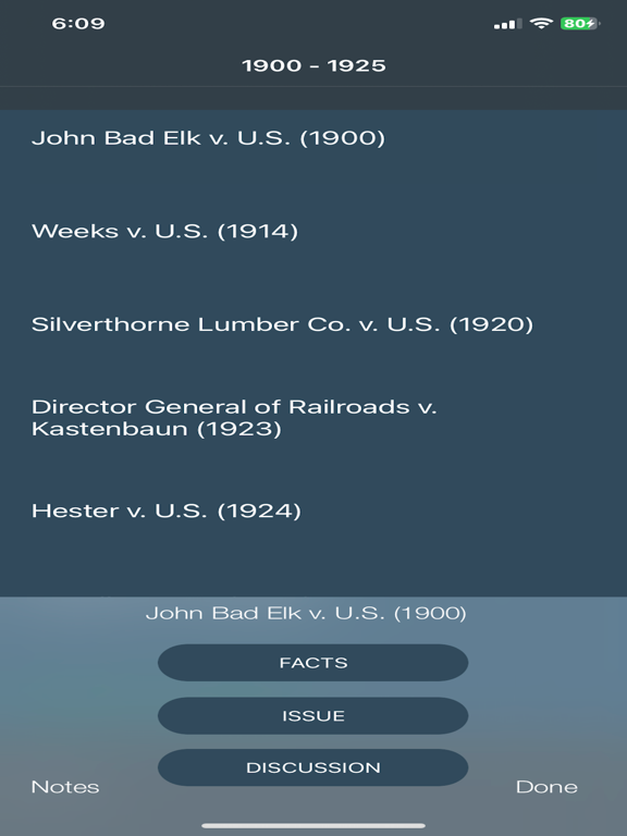 Case Law Studies Lite iPad screenshot 4 - Reference app
