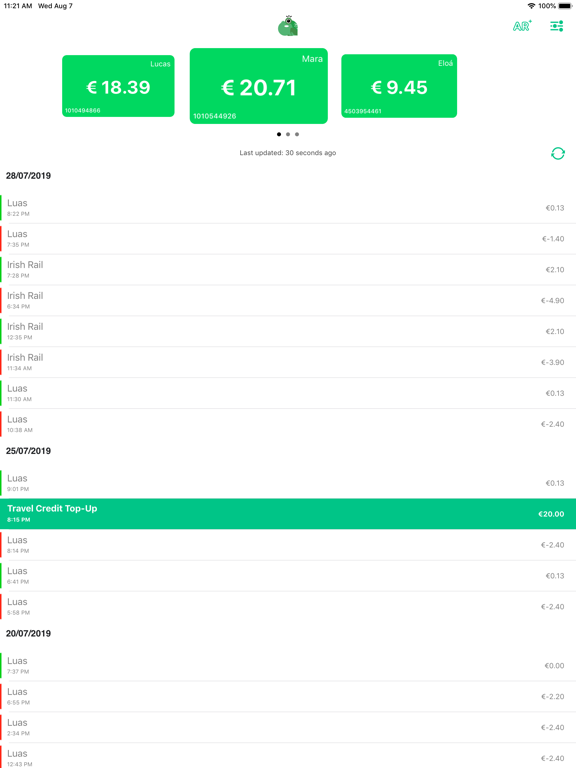 Leap Card #1 iPad screenshot
