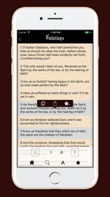 KJV Bible. King James Version. screenshot