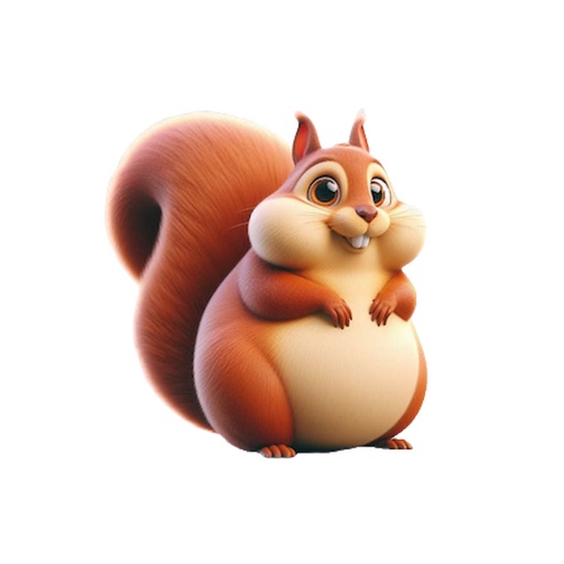 Fat Squirrel Stickers