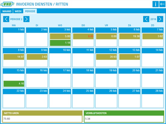 VNB Looncheck iPad app afbeelding 2