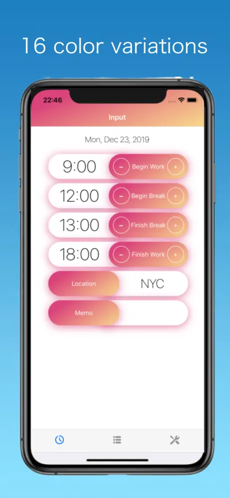 Auto Input Work Time-TimeTouch