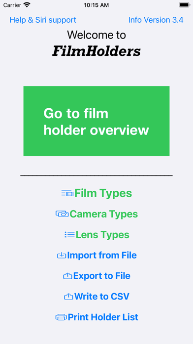 FilmHolders Screenshot