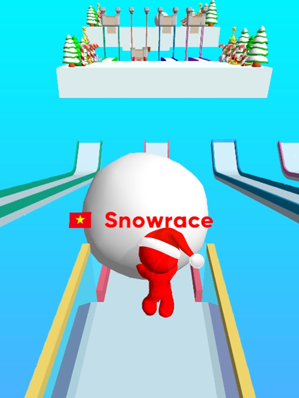 Snow Race 3D™: Fun Xmas Racing screenshot 12