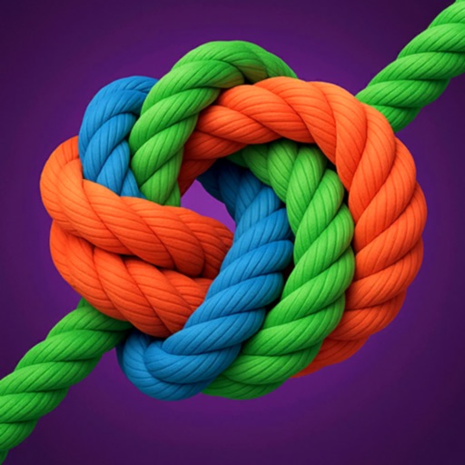 Untangle Twisted Rope Game