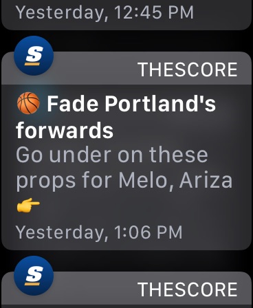 Apple Watch screenshot