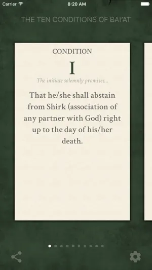 The Ten Conditions of Bai'at screenshot 2