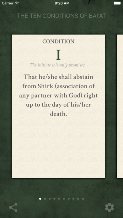 Screenshot #2 pour The Ten Conditions of Bai'at