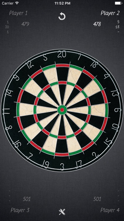 Darts Score Board