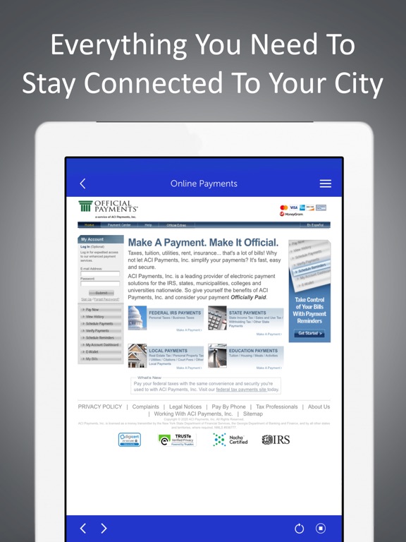 City of Huber Heights iPad screenshot 2 - Reference app