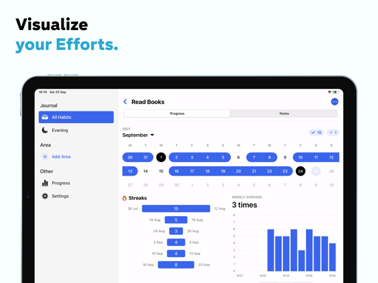 Screenshot #5 pour Habitify: Suivi d'Habitudes