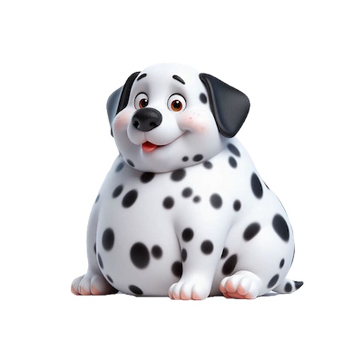 Fat Dalmatian Stickers icon