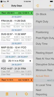 easa ftl calc iphone capturas de pantalla 3