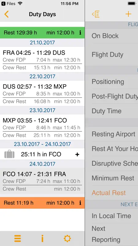 EASA FTL Calc screenshot 3 of 10