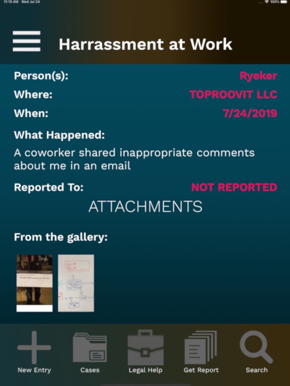 ToProovIt iPad screenshot 2 - Productivity app